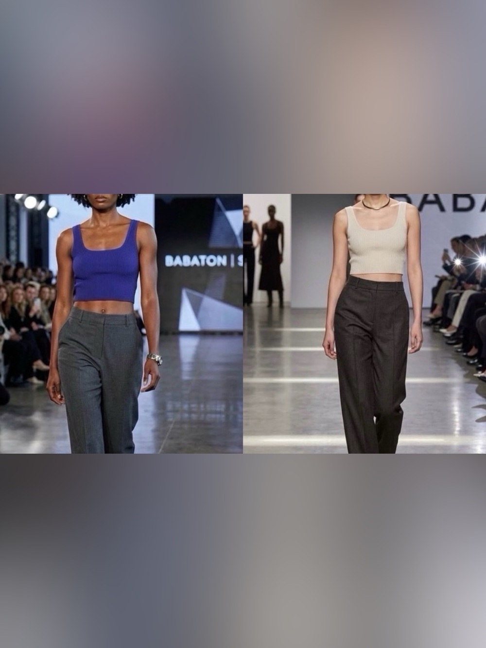 Babaton Ribbed Women's Cropped Tank Top